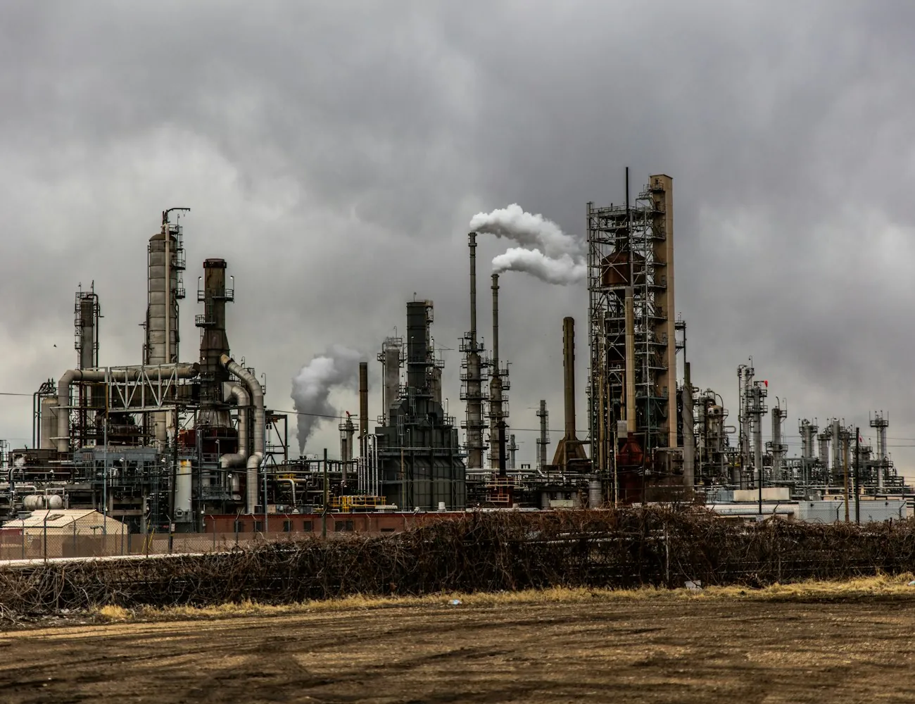Industrial refinery and processing infrastructure